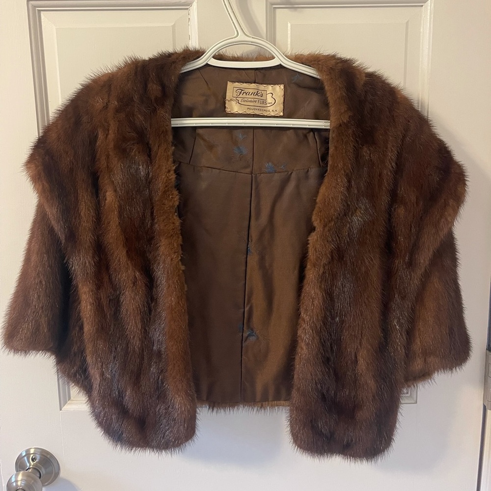 Mink Fur Shawl